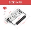 SUPAWAY Pack of 4 Folding Spring Handles, Stainless Steel Box