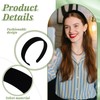 Cozy Inviting Pack of 3 Black Headbands, 3 Sizes, Non-Slip