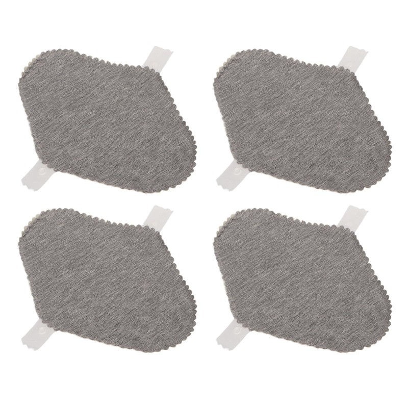 4PCS Washable Feminine Pads Gray Graphene Leakproof Breathable Reusable Sanitary