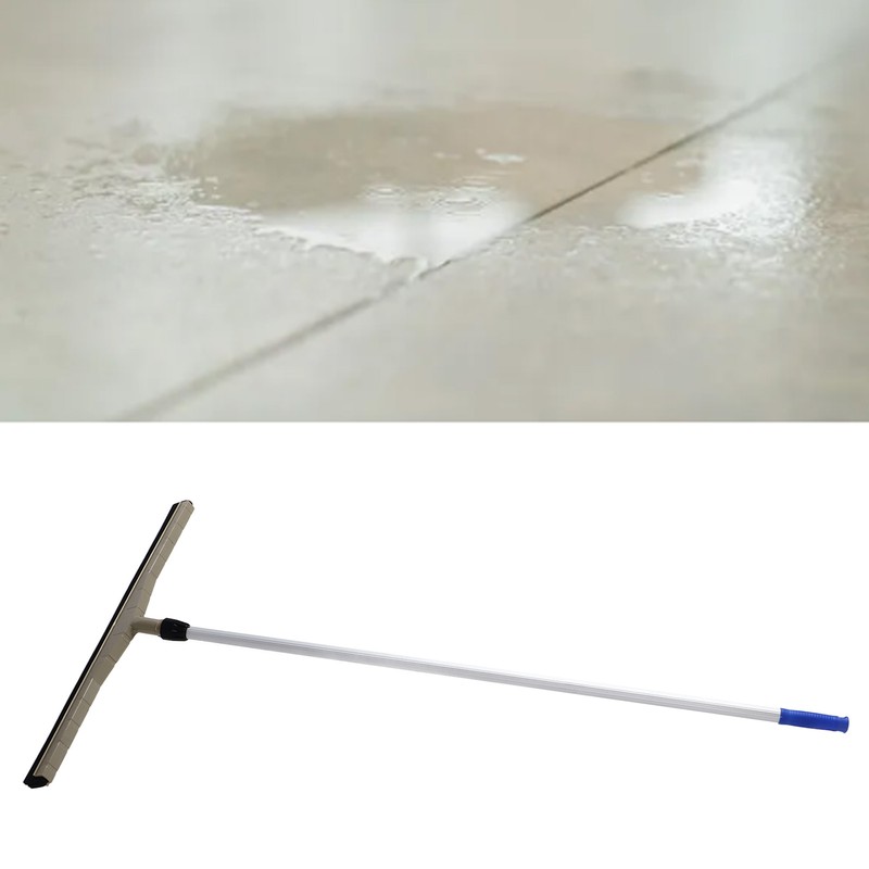 29.5in Floor Squeegee Broom Aluminum and Sponge Comfortable Grip Household