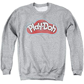 Play Doh Dohs Unisex Adult Crewneck Sweatshirt for Men and Women, Medium Athletic Heather