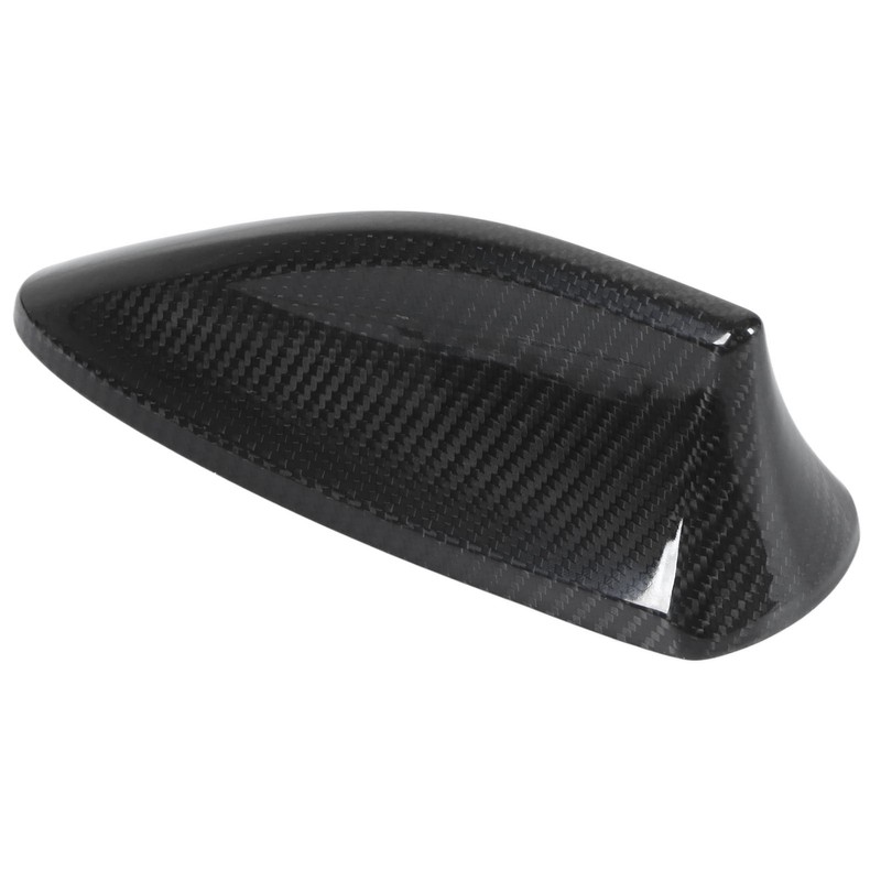 Shark Fin Antenna Cover Black Self Adhesive Carbon Fiber Decoration
