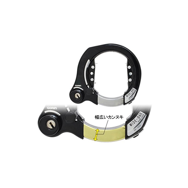 Gorin GR1000-SL Dimple Key Large Ring Lock, Silver