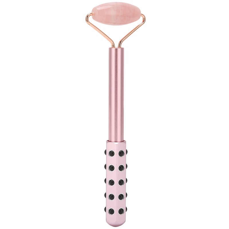 Facial Roller Relieve Wrinkles Germanium Stones Natural Jade Face Massage