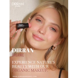 3 in 1 Natural Ingredient 90% Organic Blusher Stick For Lips, Eyes, & Cheeks, Hydration And Natural Beauty Apply directly And Blend With Fingertips, Small Enough to Carry (ROSE DUST)