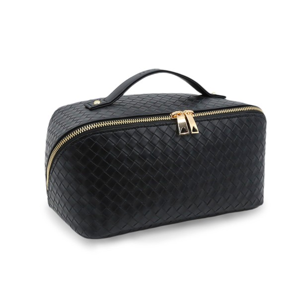 JINYIBAGS Travel Makeup Bag – Large Cosmetic Organizer with Waterproof