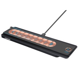 UUMAO 9 Coil Aluminum Alloy Wireless Charger (Transparent+iWatch)