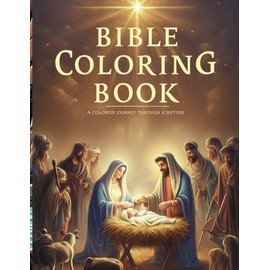 Bible Coloring Book for Adults: 80 Inspirational Bible Coloring Pages for Adult Relaxation