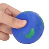 12PCS Globe Soft Ball 63mm Squeezable PU Portable Earth Stress