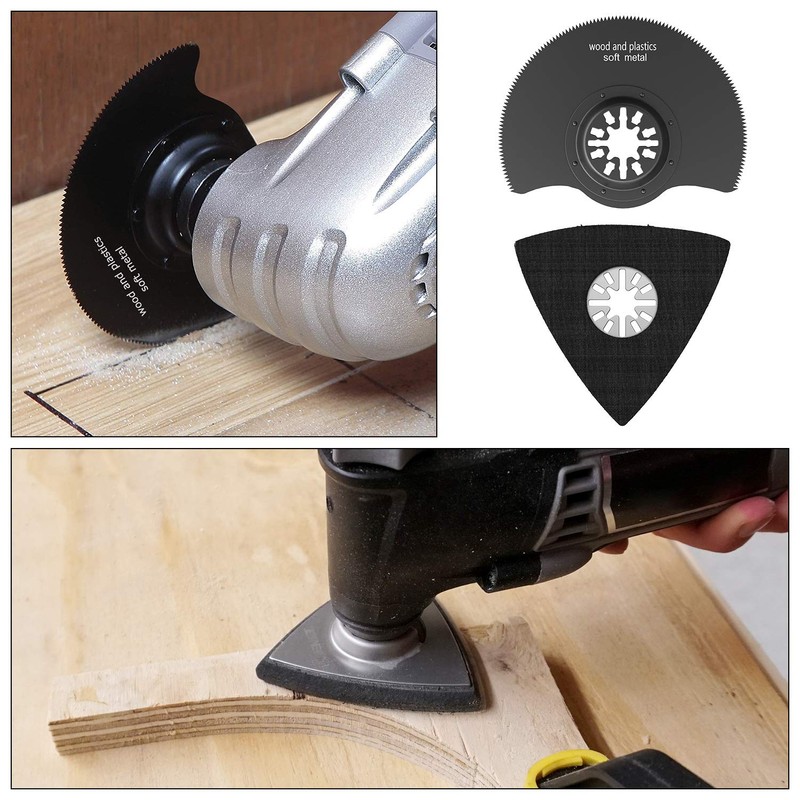 100-Piece Oscillating Accessory Set Mix Multitool Saw Blades Multitool for