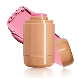 YUEGVC Rubor en barra cremoso, blush en barra hidratante tinta, Textura suave, fácil de aplicar, Resistente al agua y de larga duración, Tinta multiusos, para Mejillas, Labios y Ojos (01#Cerdito)