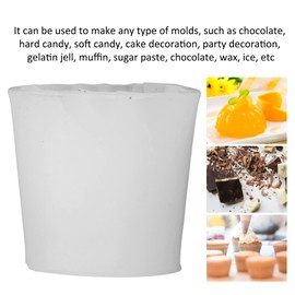 Molde de Silicona para Decoración de Cera, Adorno de Volcán de Montaña y Nieve, Moldes de Arcilla de Hongos, Decoración de Pasteles DIY