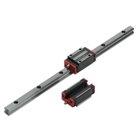 Mssoomm 59.06 inch / 1500mm HSR15 HGR15 15mm Width Square Linear Motion Guideway Guide Rail +2Pcs HSR HGR15 CR Bearing Carriage Slider Slide Block for CNC Machine DIY and Linear Motion Products