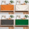 SK Studio Short Curtains for Kitchen, Privacy Closet Curtain Dust-Proof