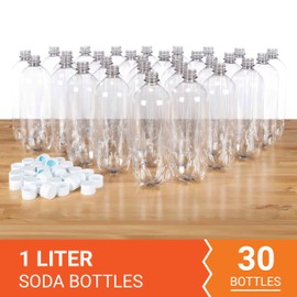 Steve Spangler's 1 Liter Soda Bottles - 30 Pack - for Science Experiment Use