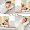 Travel Memory Foam Pillow for Sleeping, Comfortable Camping Pillow, 15.75x11.81x3.94