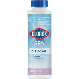 CLOROX POOL & Spa Clorox? Pool&Spa? Spa pH Down, Lowers pH in Spa Water, Safe for All Spa Types, 22 ounce (Pack of 1)