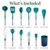 Larder & Vine 12-Piece Silicone Kitchen Cooking Utensils Set with