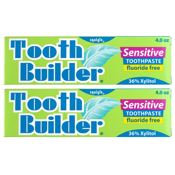 Squigle Tooth Builder SLS Free Toothpaste (Stops Tooth Sensitivity) Prevents