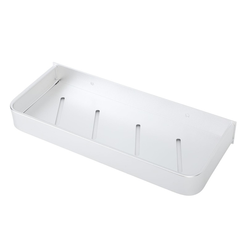 Bathroom Space Aluminum Shelf Bathroom Wall Mounted Drill Free Shelf