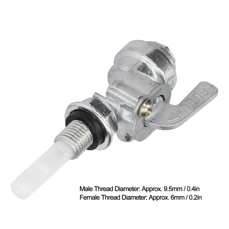 5Pcs Fuel Tank Shut Off Valve Metal Gas Switch Accessory