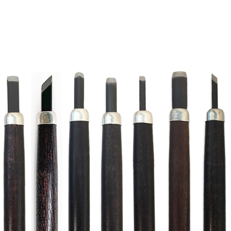 Yoshiharu Chisel Set of 7 H-7L Chisel in a Paper