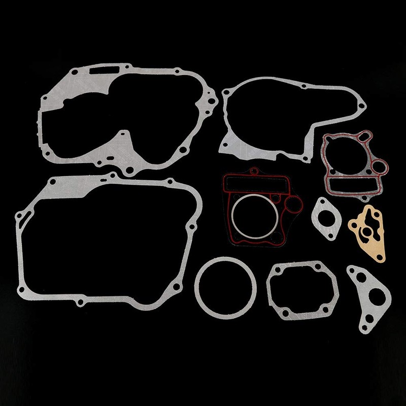 Qiilu Engine Gasket Set, Engine Cylinder Head Gasket Set, 125cc