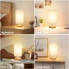 Fenmzee Small Table Lamp for Bedroom - Inline Control, Bedside