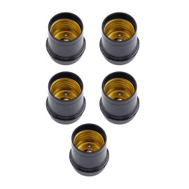 Unbranded 5Pcs E27 4A Light Bulb Lamp Holder Pendant Edison Screw Cap Socket Vintage D