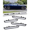 PWOBVZ Dynamic White Side Marker Lights for Dodge Challenger 2015-2023,