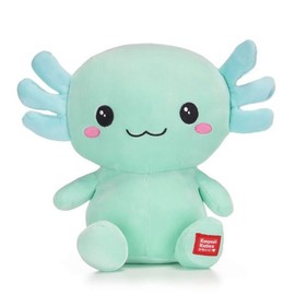 UKToyworld Kawaii Kuties Plush Salamander 10" Axolotl Soft Squashy Pastel Geen Stuffed Toy
