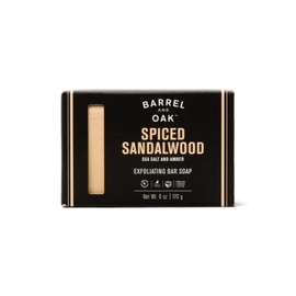 Barrel & Oak- Barrel and Oak - Jabón exfoliante en barra, barra para el cuidado de la piel para hombres, exfoliante y humectante natural, certificado