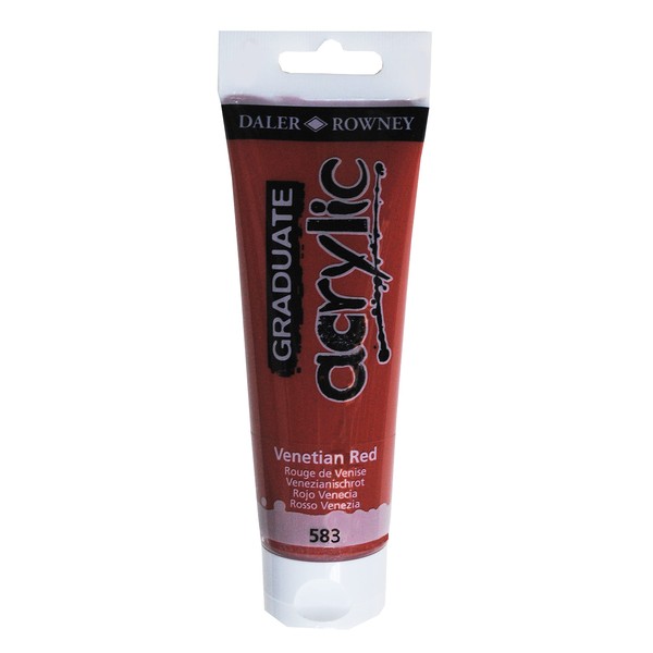 Daler-Rowney Graduate Acrylic Paint, Plastic Tube, 4oz - 120 ml,