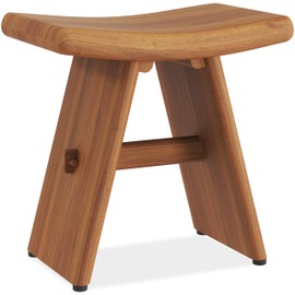 18" Asia-Bjön Torii Solid Top Teak Shower Bench