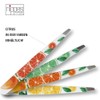 Nippes Orange Citrus Cosmetic Tweezers, Bevelled Tip, Stainless Steel, 9cm,