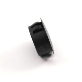 Round Plastic Hole Plug to fit 3/4" Opening - Slightly Domed Textured Surface (6)