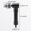 MJFUNTXY Right Angle Drill Adapter,90 Degree Drill Bit Corner Adapter