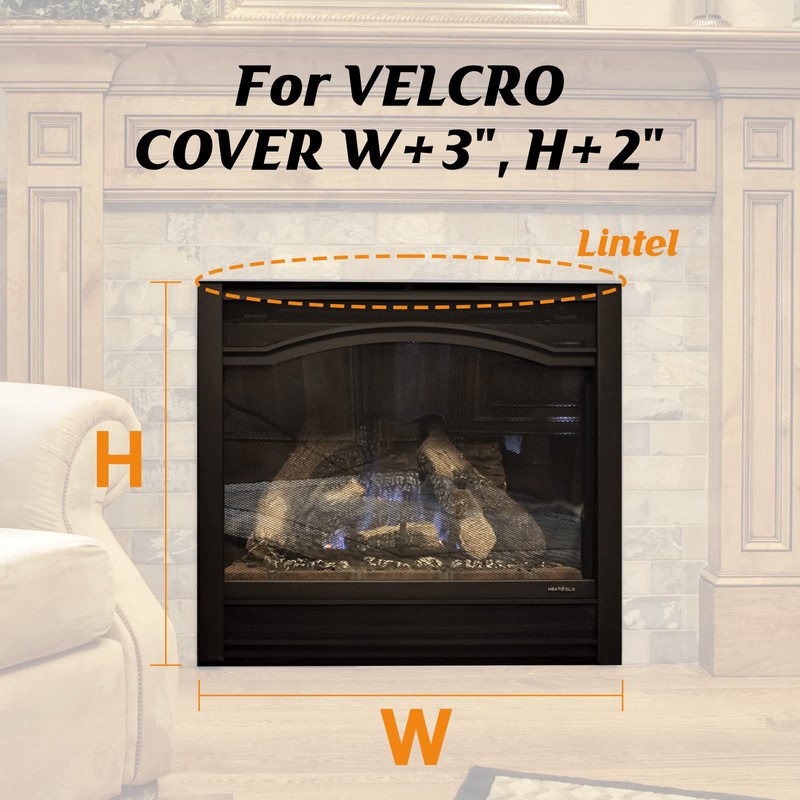 Fireplace Cover, Fireplace Draft Stopper for Heat Loss, Fireplace Blocker
