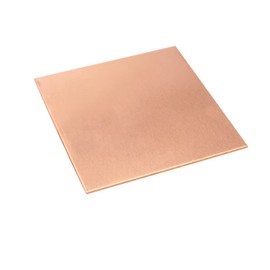 Tynulox 9 Gauge 99.9% Pure Copper Sheet, 1 Pcs (0.12" x 7.9" x 7.9") Copper Plates Brass Plates for Jewelry, Crafts, Repairs, Electrical