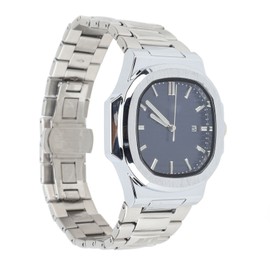 Electric Men Watch Vintage Waterproof Blue Dial White Steel Men Watch for Daily Outdoor