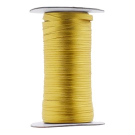 Mandala Crafts Double Fold Bias Tape for Sewing - 55 Yds Metallic Gold Bias Tape Double Fold 1/2 Inch Hem Quilt Binding Metallic Gold Seam Binding Tape - Fabric Piping Bias Binding Tape