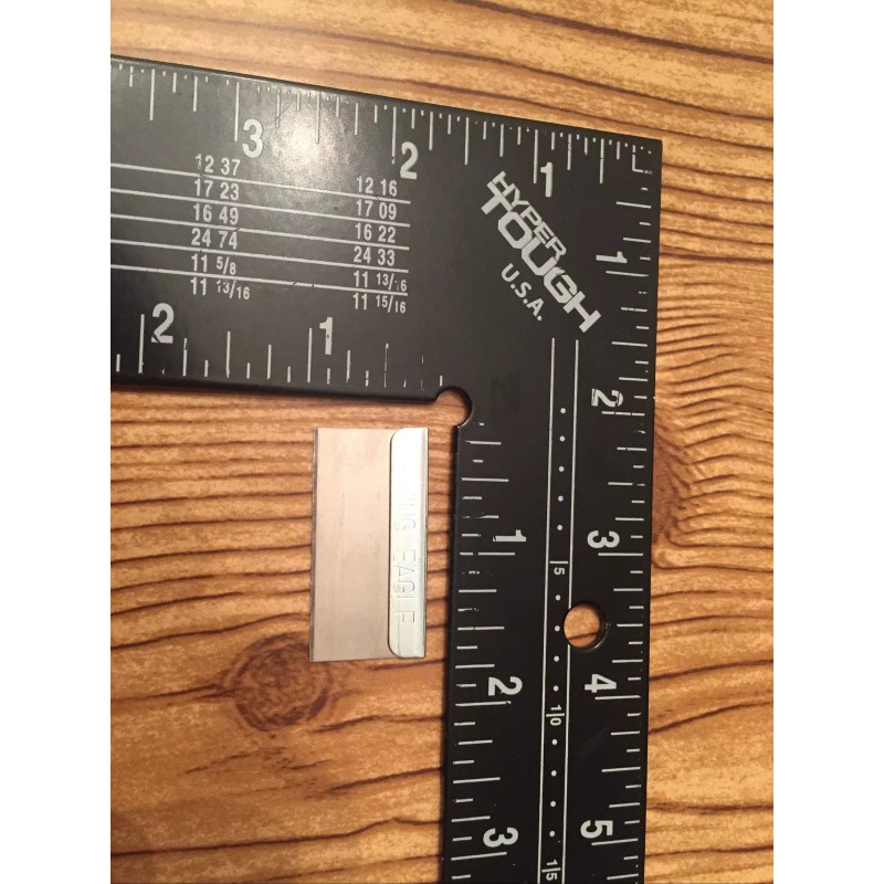 Sharp Five Razor Blades Single Edge Extra Sharp Heat Treated