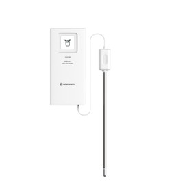 Bresser Soil Thermometer and Moisture Meter as Additional Sensor for Some Bresser Weather Stations for Garden, Greenhouse, Indoor and Outdoor, White