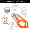 Emergency Shears with Strap Cutter and Glass Breaker Stainless Steel