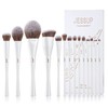 Jessup Makeup Brush Set 14 Pieces Makeup Brush Premium Synthetic