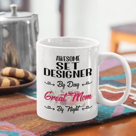 Mother's Day Gift From Daughter, Son To Mom 11oz, 15oz White Ceramic Mug - Set Designer