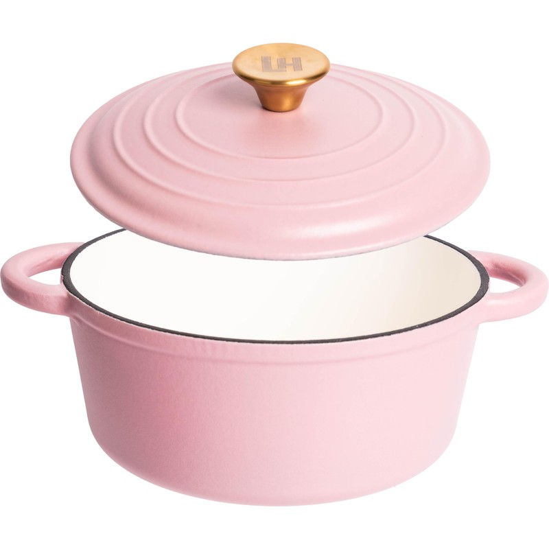 Lexi Home Cast Iron Enameled Dutch Oven Pot with Lid