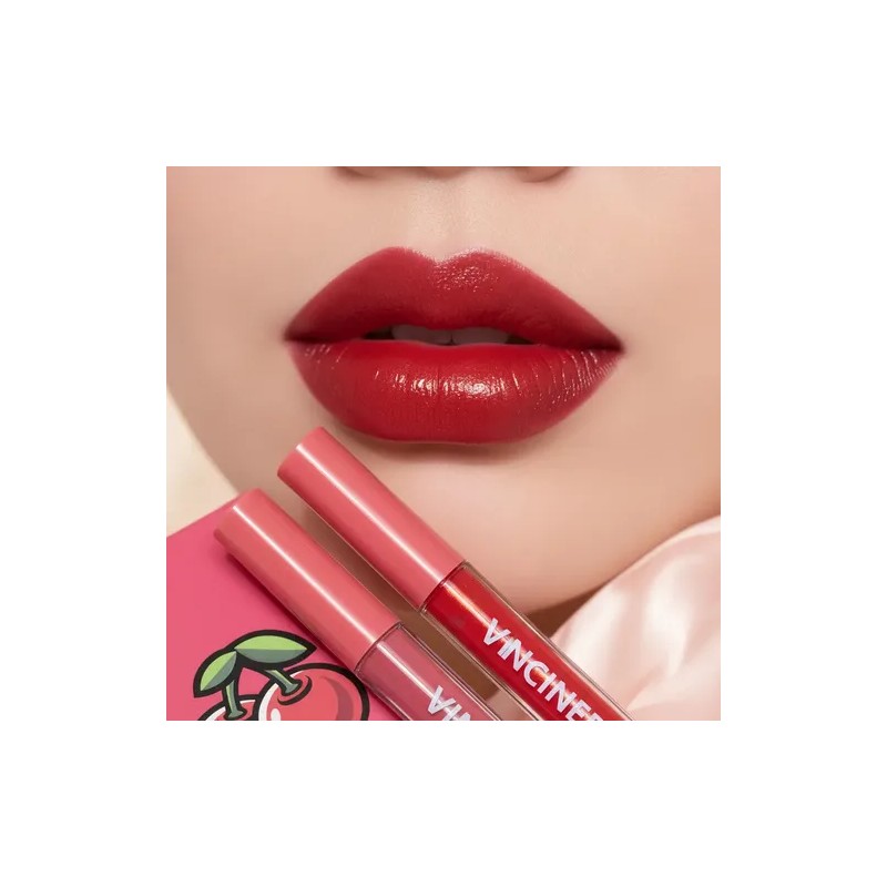 Set De 3 Brillos De Labios, Hidratante Balsamo Labial