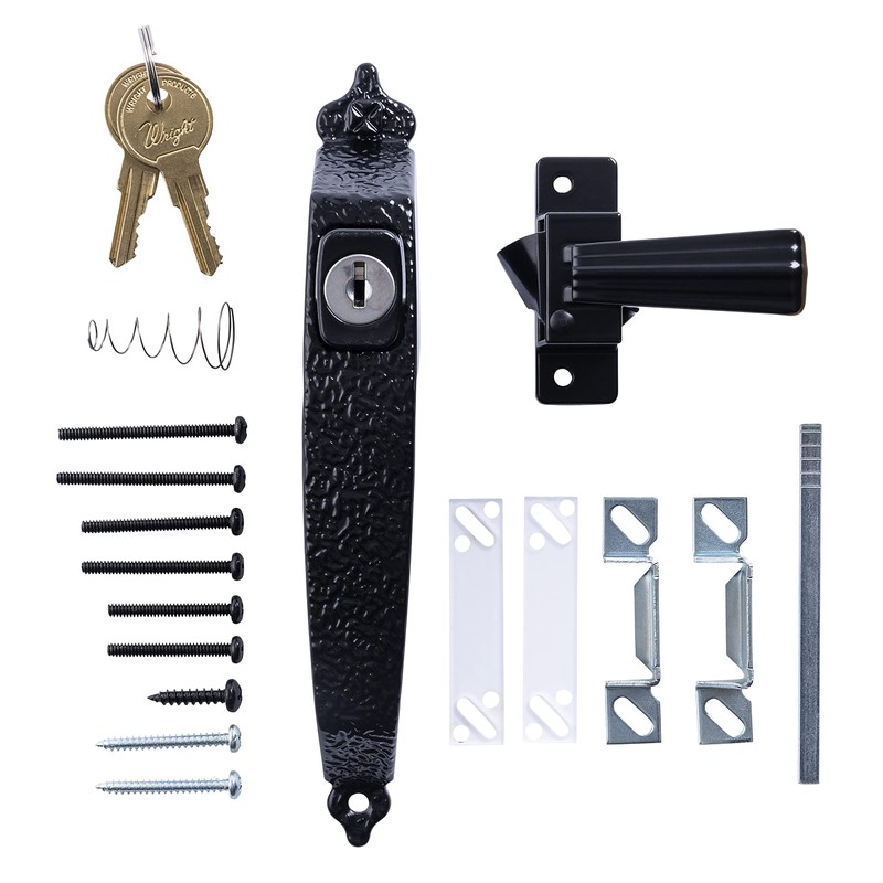 Wright Products - Keyed Colonial Push Button Door Latch for