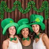 33ft St. Patrick's Day Tinsel Garland with Shamrock Confetti Green